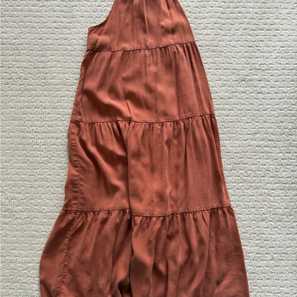 Cloth & Stone Rust Tiered Maxi Dress XS